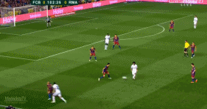 巴黎圣日耳曼梅西助攻内马尔破门（梅西献助攻，内马尔为巴黎圣日耳曼破门）